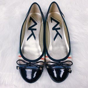 Anne Klein Sport Striped Flats, Size 6.5